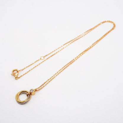 Trinity Pendant Necklace 18K Tricolor Gold