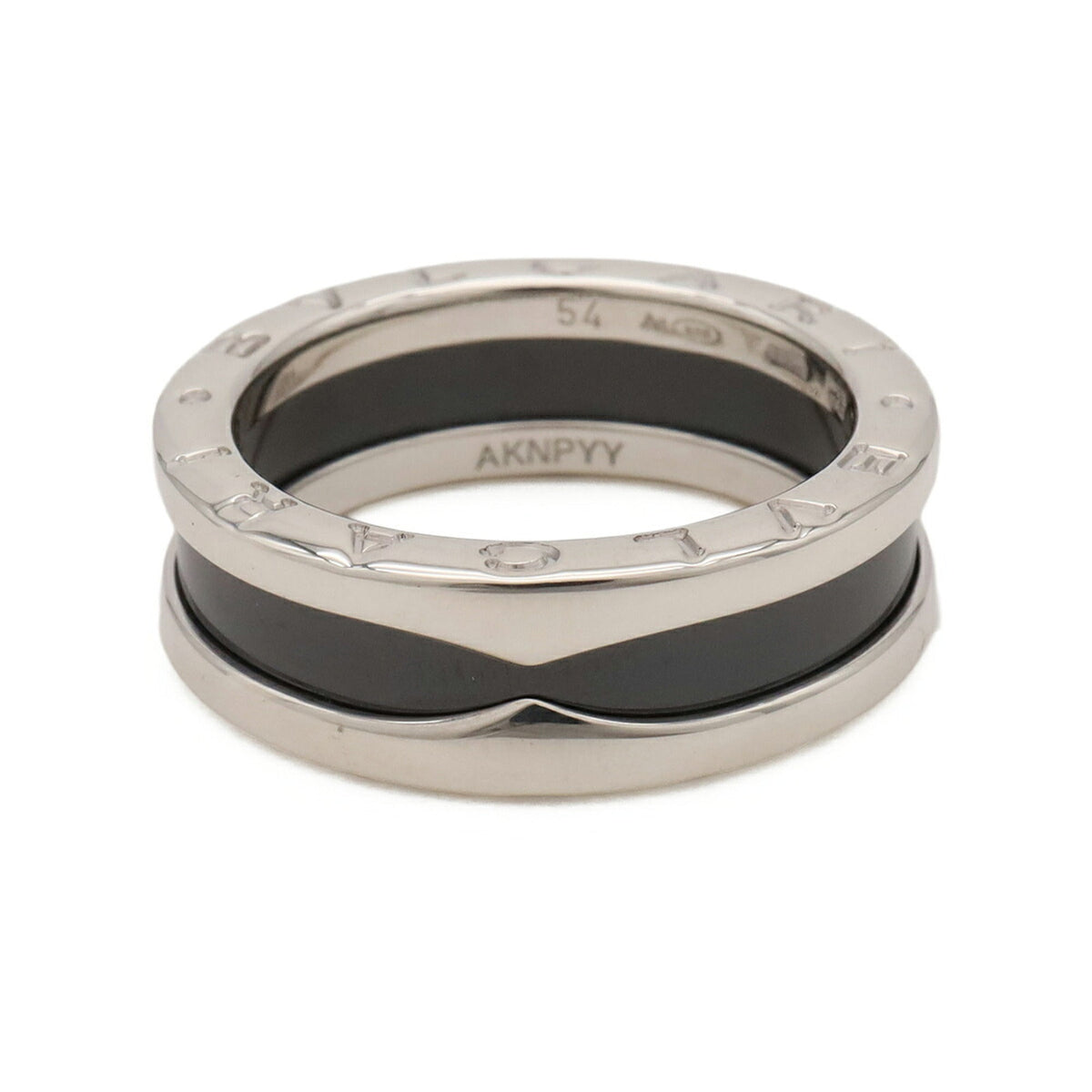 B.Zero1 Ring Sterling Silver and Ceramic