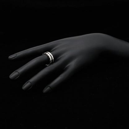 B.Zero1 Ring Sterling Silver and Ceramic