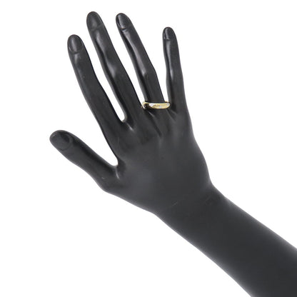 Band Ring Platinum and 18K Yellow Gold With Diamond