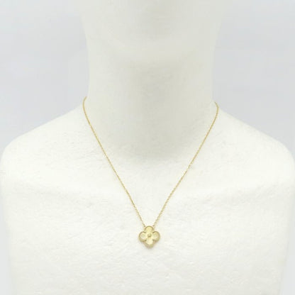 Vintage Alhambra Pendant Necklace 18K Yellow Gold