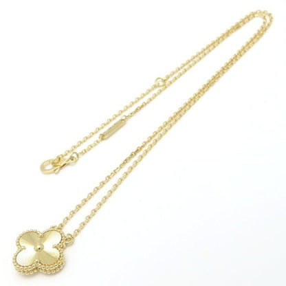Vintage Alhambra Pendant Necklace 18K Yellow Gold