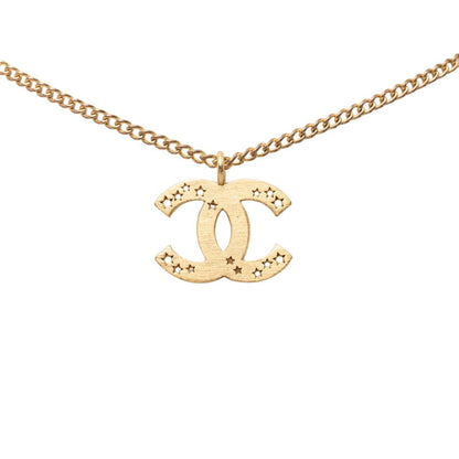 CC Logo Chain Pendant Necklace Metal