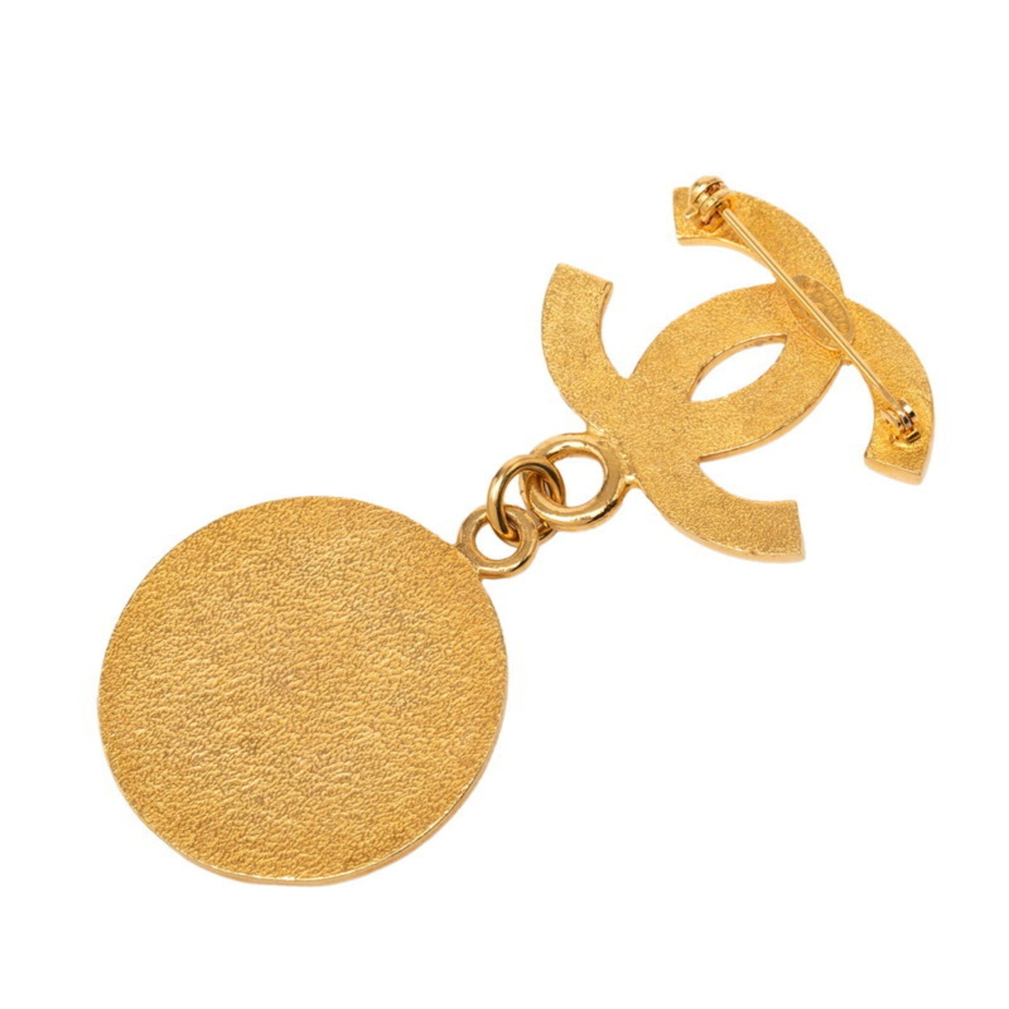 CC Logo Brooch Metal