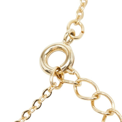 Pendant Necklace Gold Rhinestone