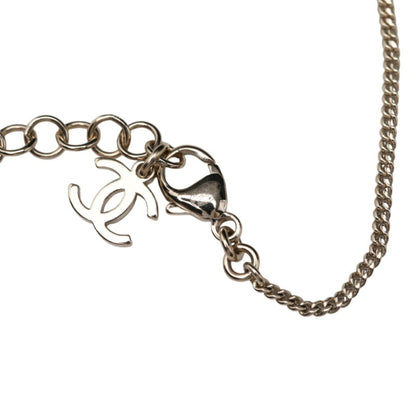 CC Logo Heart Pendant Necklace Gold-Tone Metal