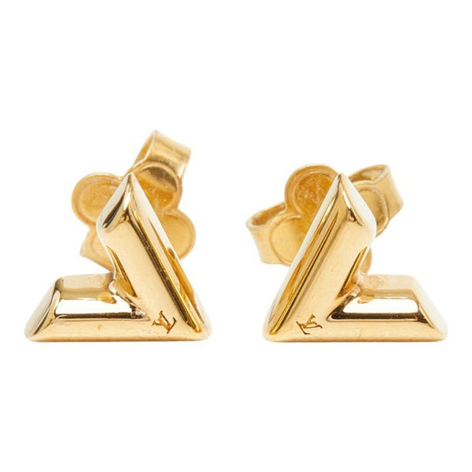Essential V Earrings Gold Gold-Tone Metal