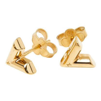 Essential V Earrings Gold Gold-Tone Metal