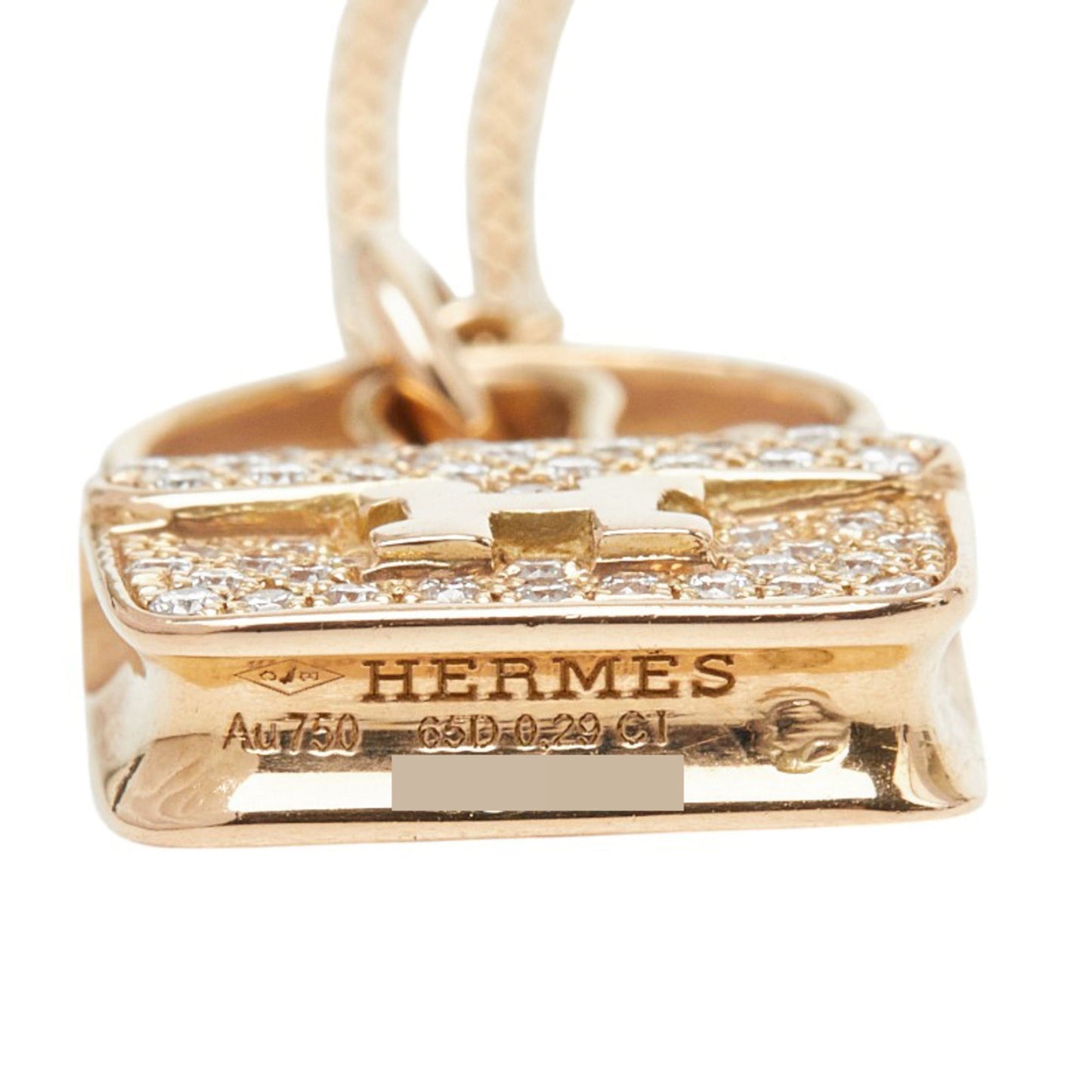 Amulette Constance Pendant Necklace 18K Rose Gold with Diamond