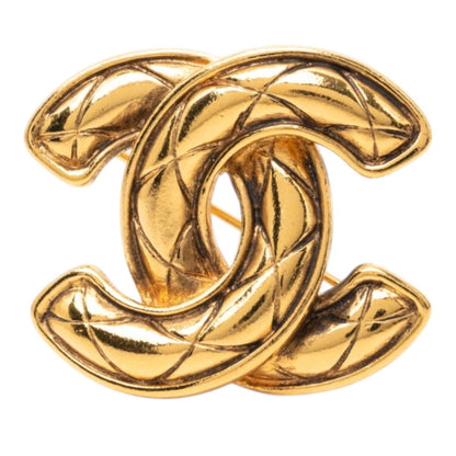 CC Logo Brooch Metal