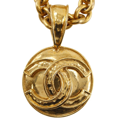 CC Logo Pendant Necklace Metal