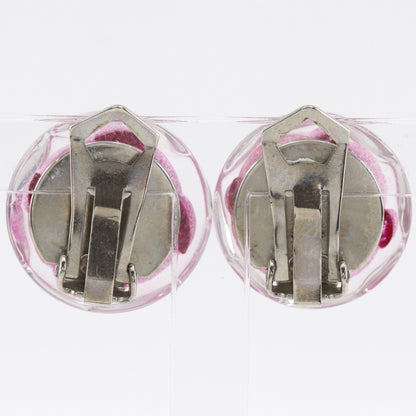 Camellia Clip-On Earrings Plastic