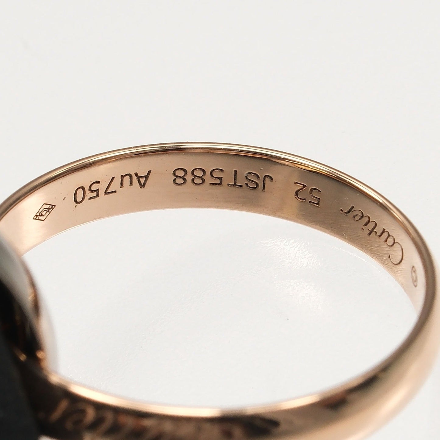 Vendome Louis Cartier Band Ring 18K Tricolor Gold