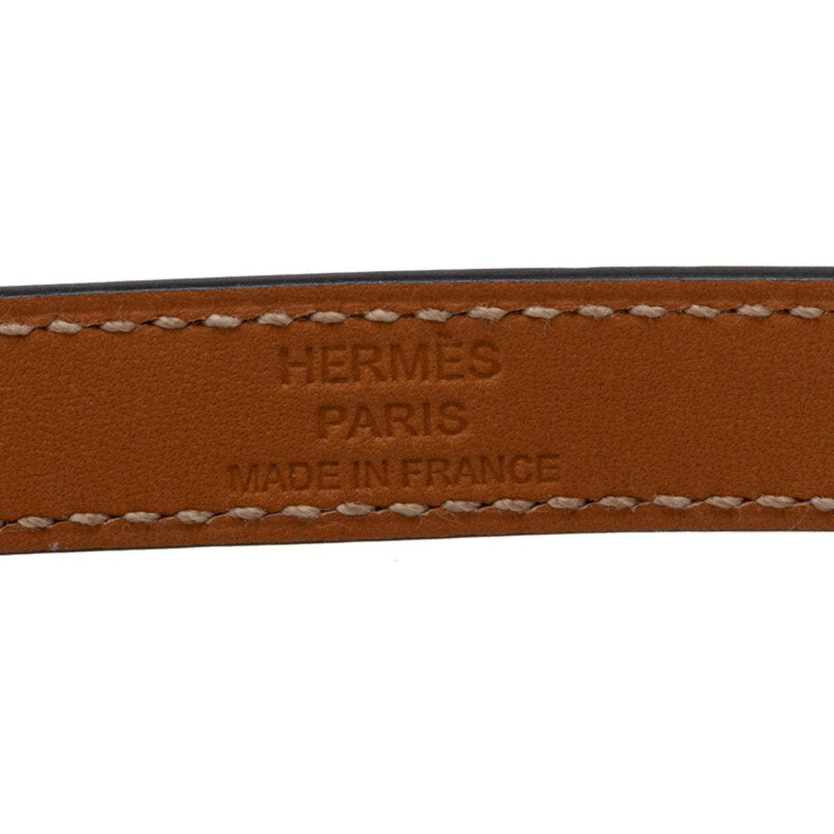 Kelly Double Tour Bracelet Swift Leather Gold Hardware Purple