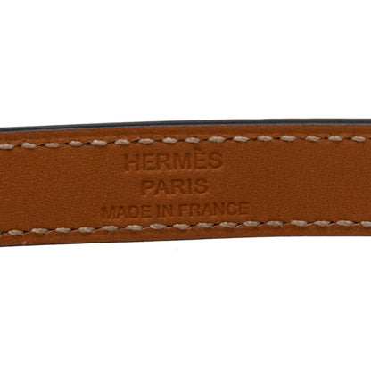 Kelly Double Tour Bracelet Swift Leather Gold Hardware Purple