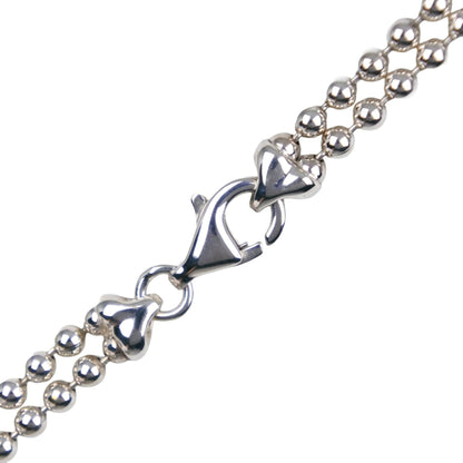Bar Pendant Necklace Sterling Silver Ball Chain