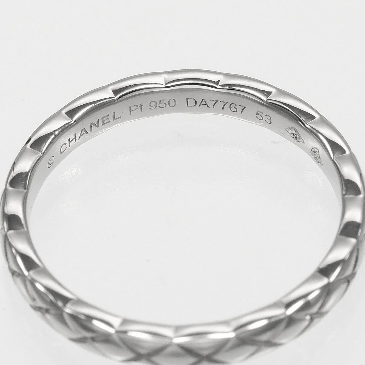 Coco Crush Ring Platinum Small
