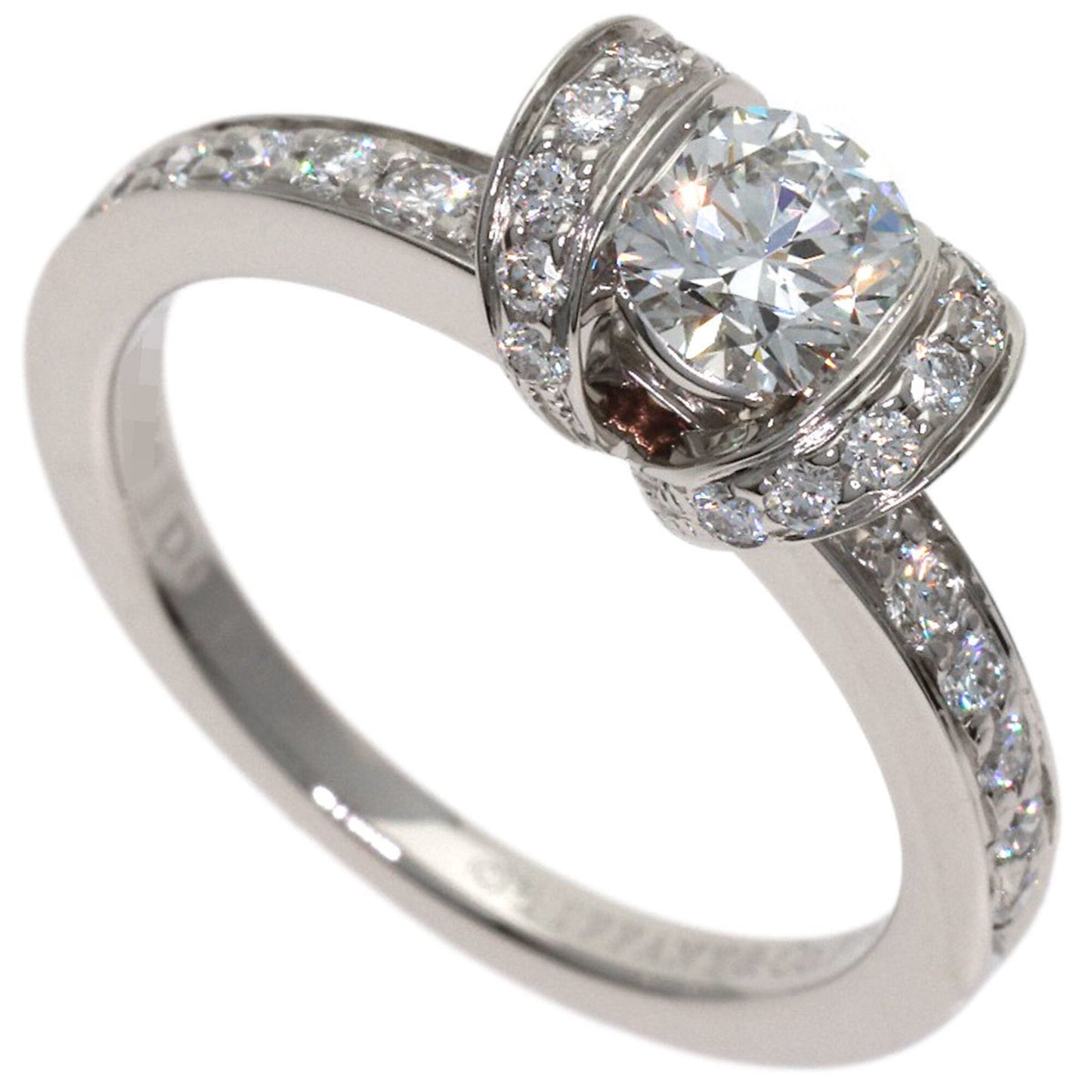 Ribbon Ring Platinum