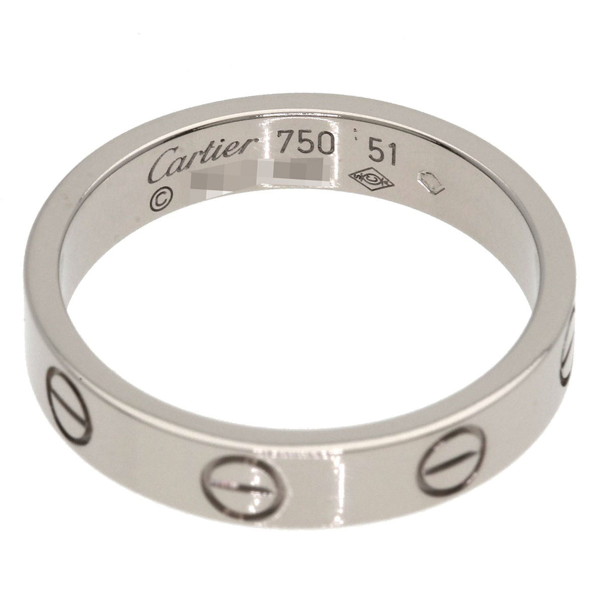 Love Ring 18K White Gold Mini