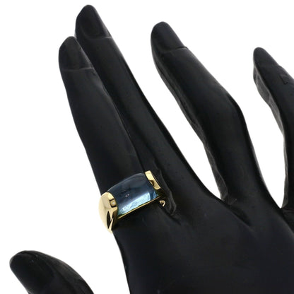 Tronchetto Ring 18K Yellow Gold with Topaz