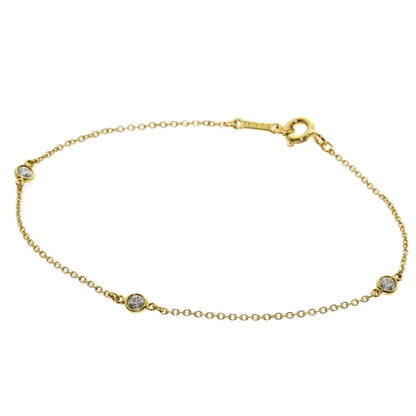 Elsa Peretti Diamonds By The Yard Pendant Necklace 18K Yellow Gold and Diamond