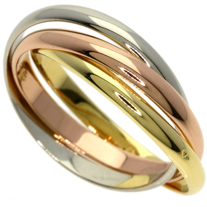 Trinity Ring 18K Yellow Gold and 18K White Gold