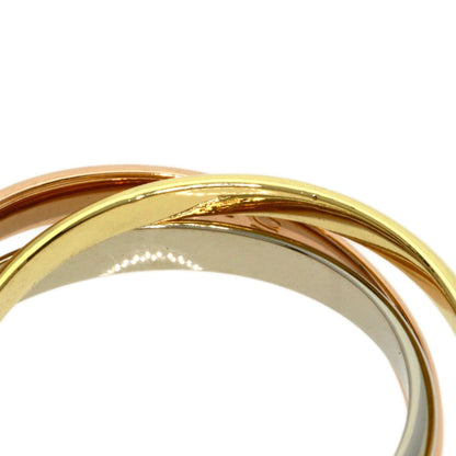 Trinity Ring 18K Yellow Gold and 18K White Gold