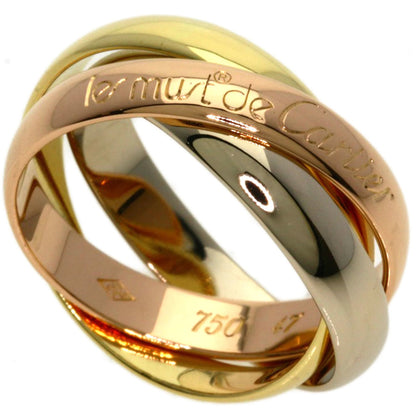 Trinity Ring 18K Yellow Gold and 18K White Gold