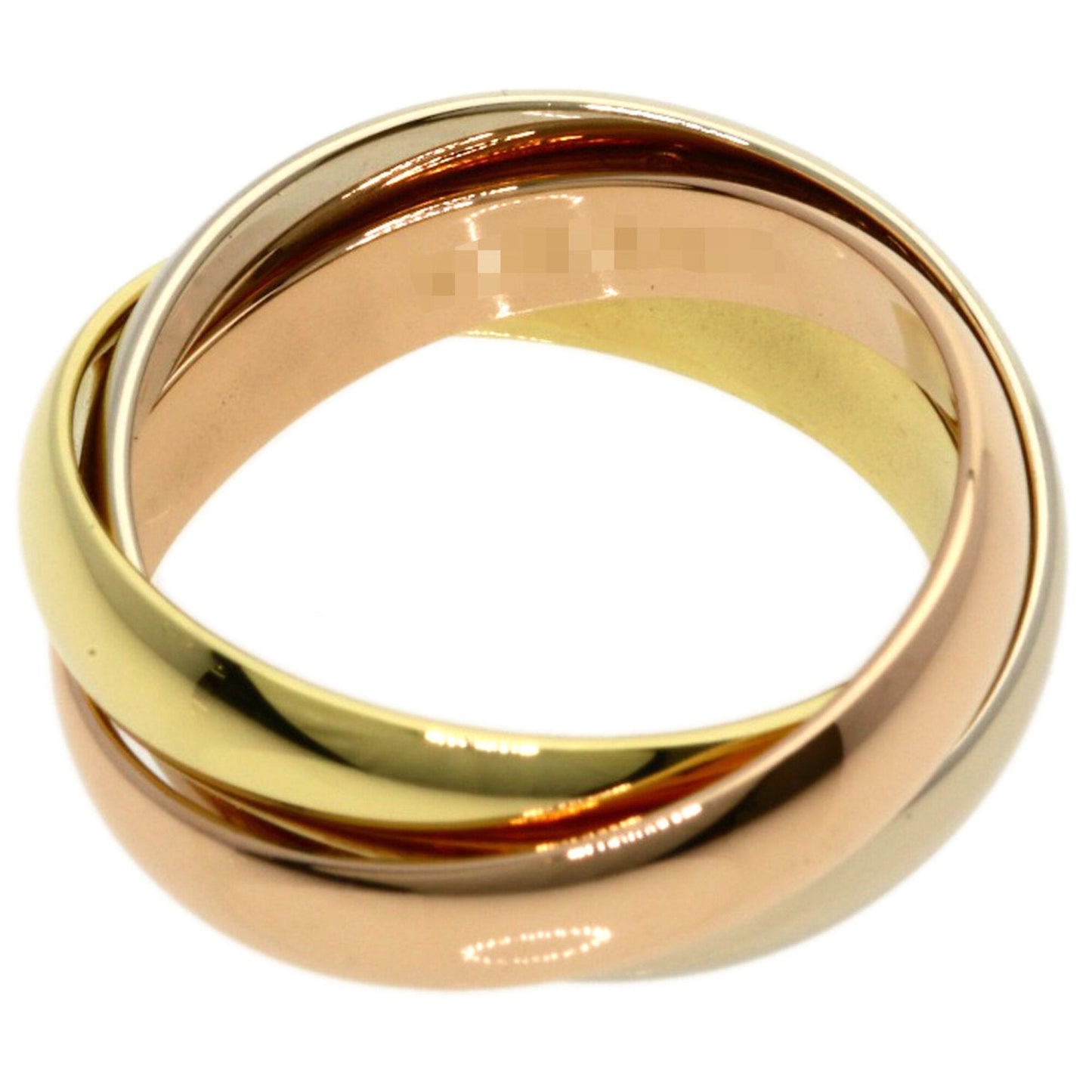 Trinity Ring 18K Yellow Gold and 18K White Gold