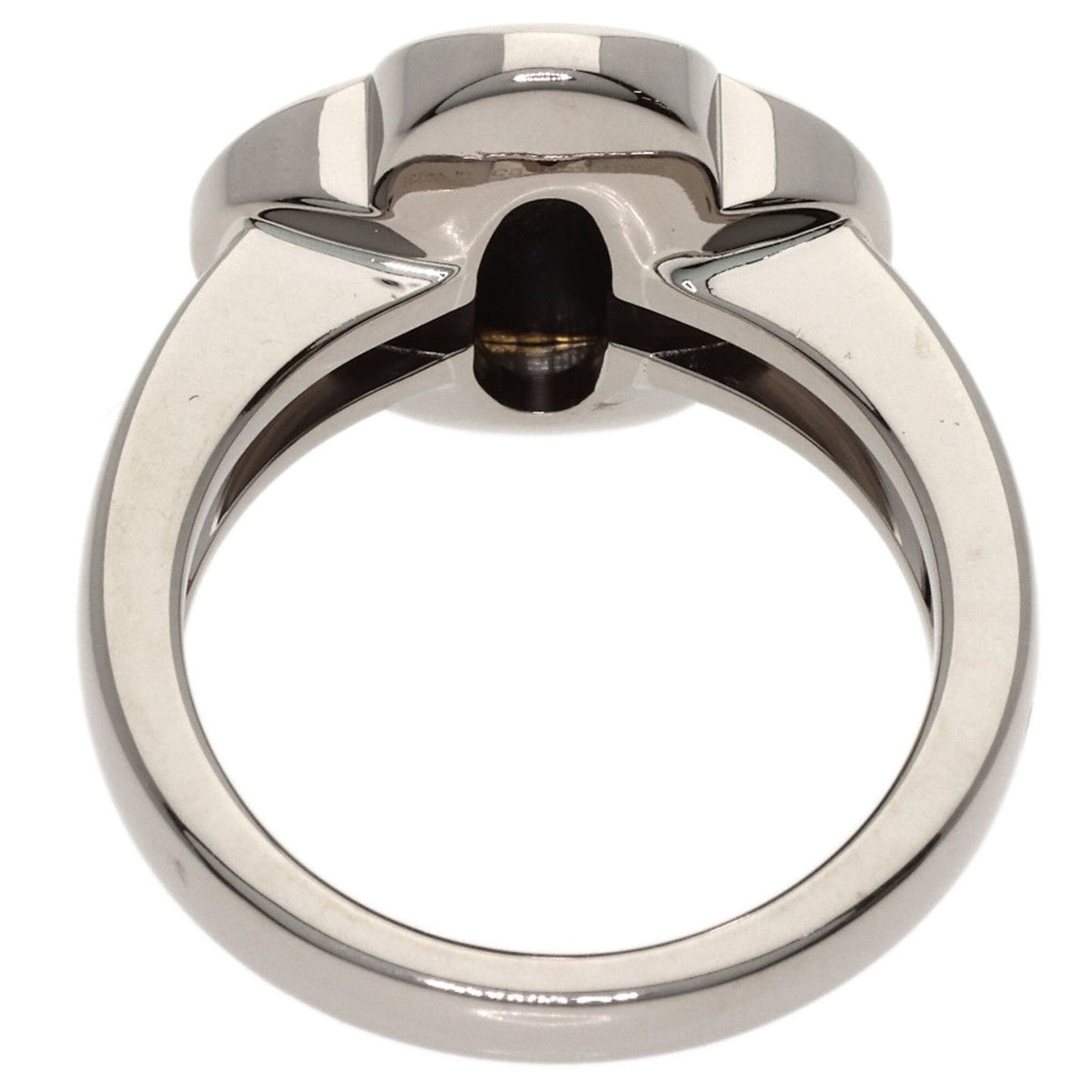 Alhambra Ring 18K White Gold and Mother of Pearl
