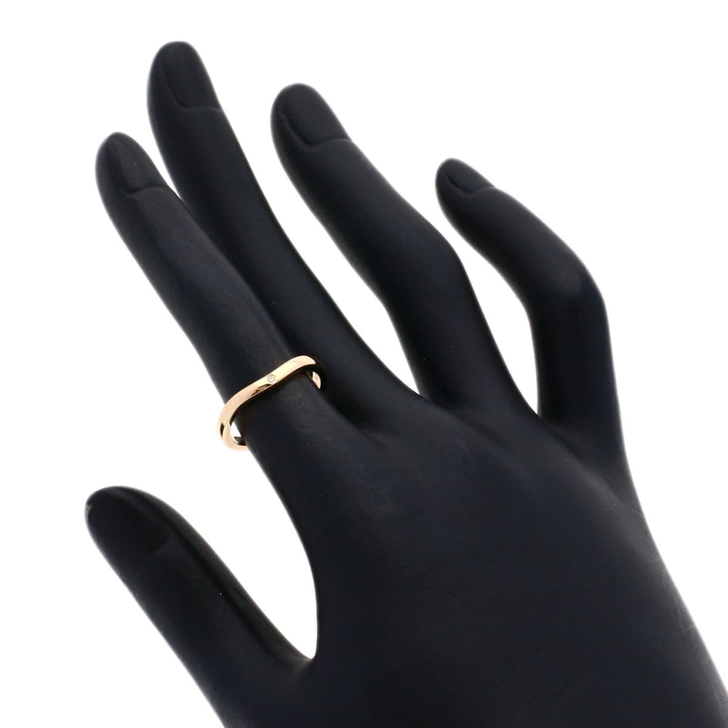 Ballerina Curve Ring 18K Rose Gold with Diamond