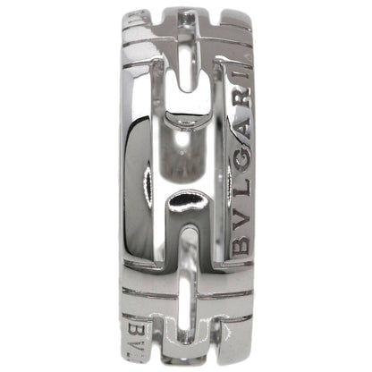 Parentesi Open Ring 18K White Gold