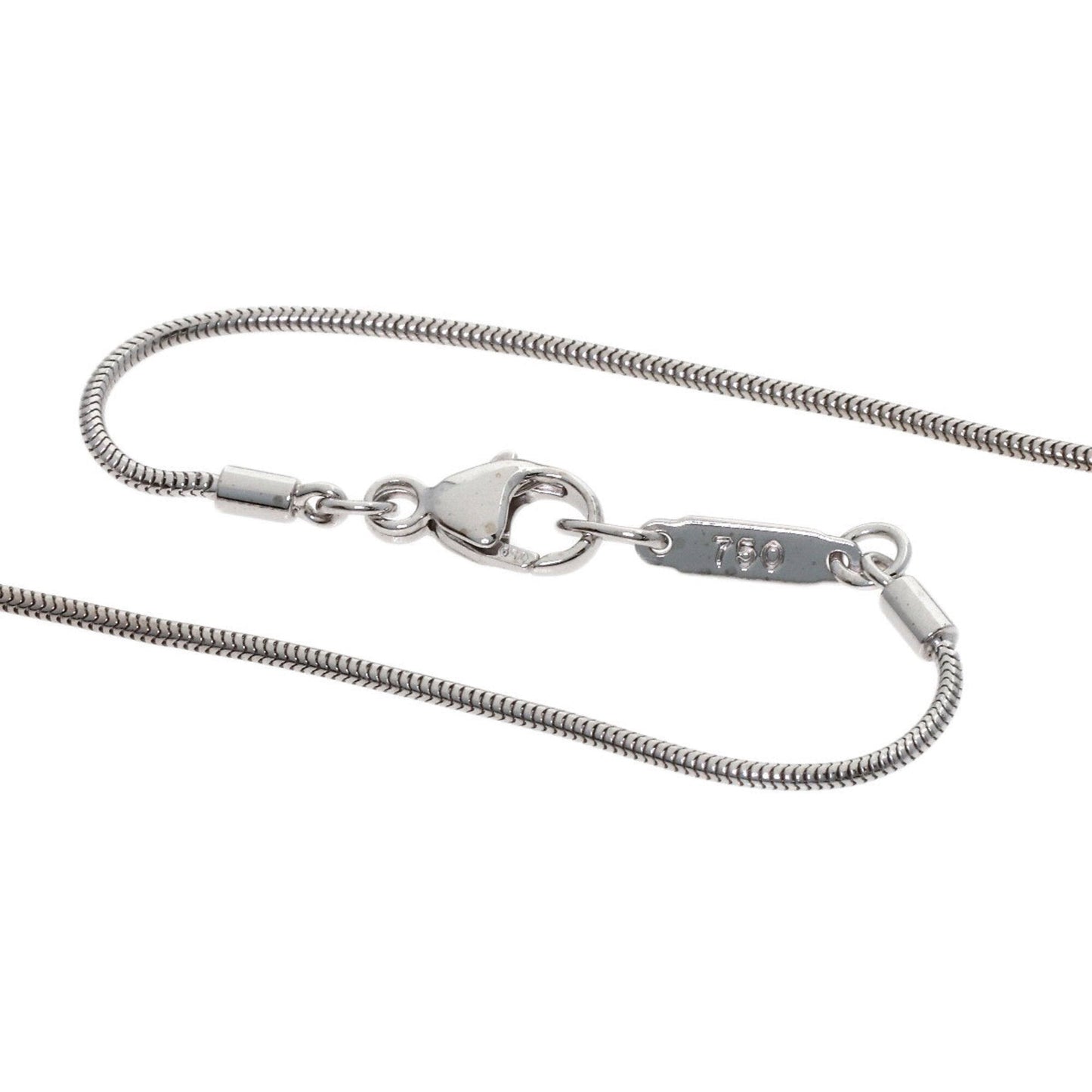 Atlas Pendant Necklace 18K White Gold