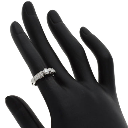 Band Ring Platinum with Diamond