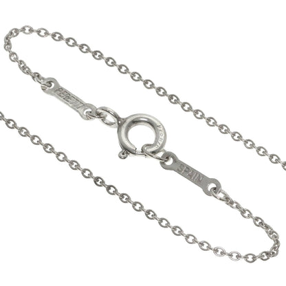 Open Teardrop Pendant Necklace Sterling Silver