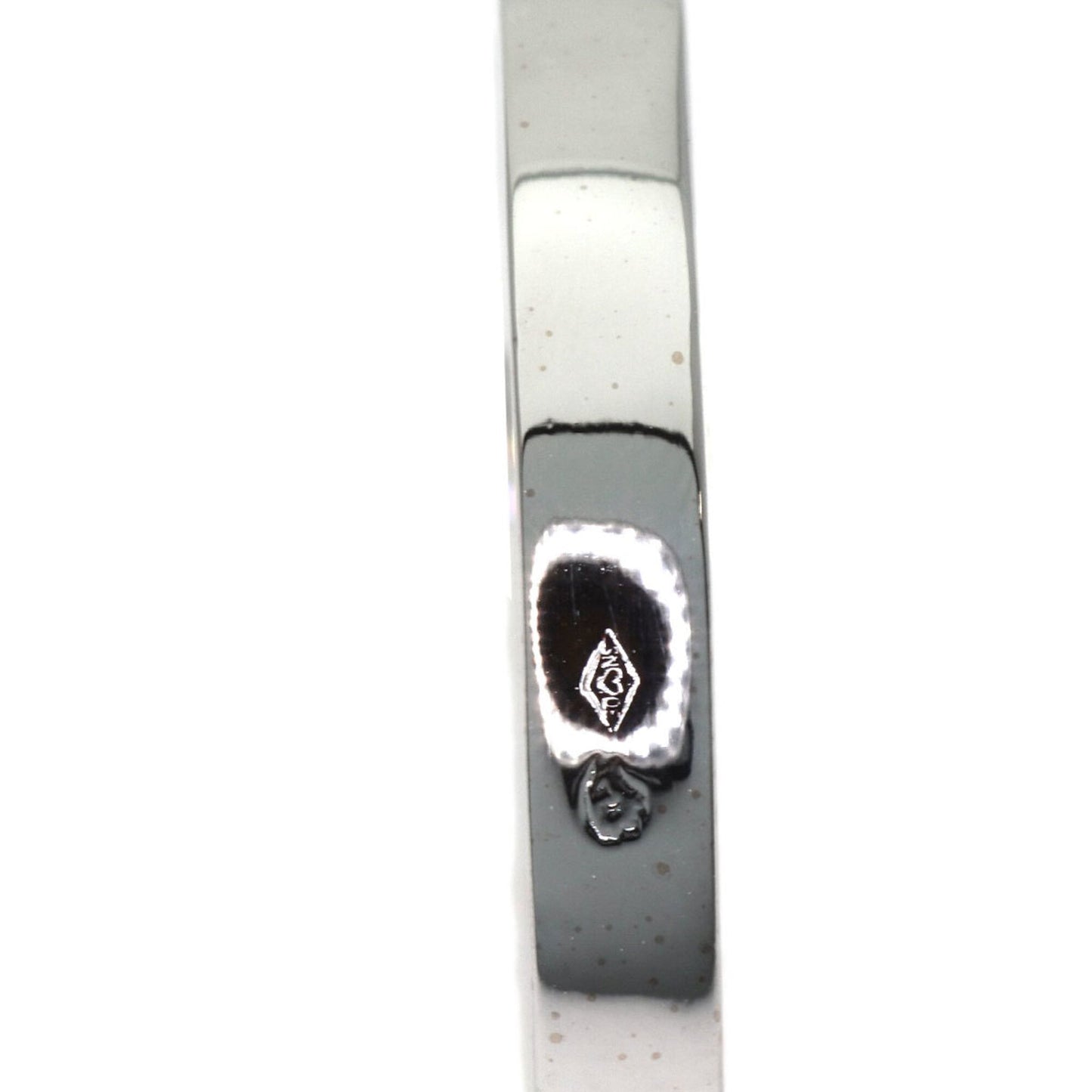 Band Ring 18K White Gold with Diamond