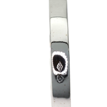 Band Ring 18K White Gold with Diamond