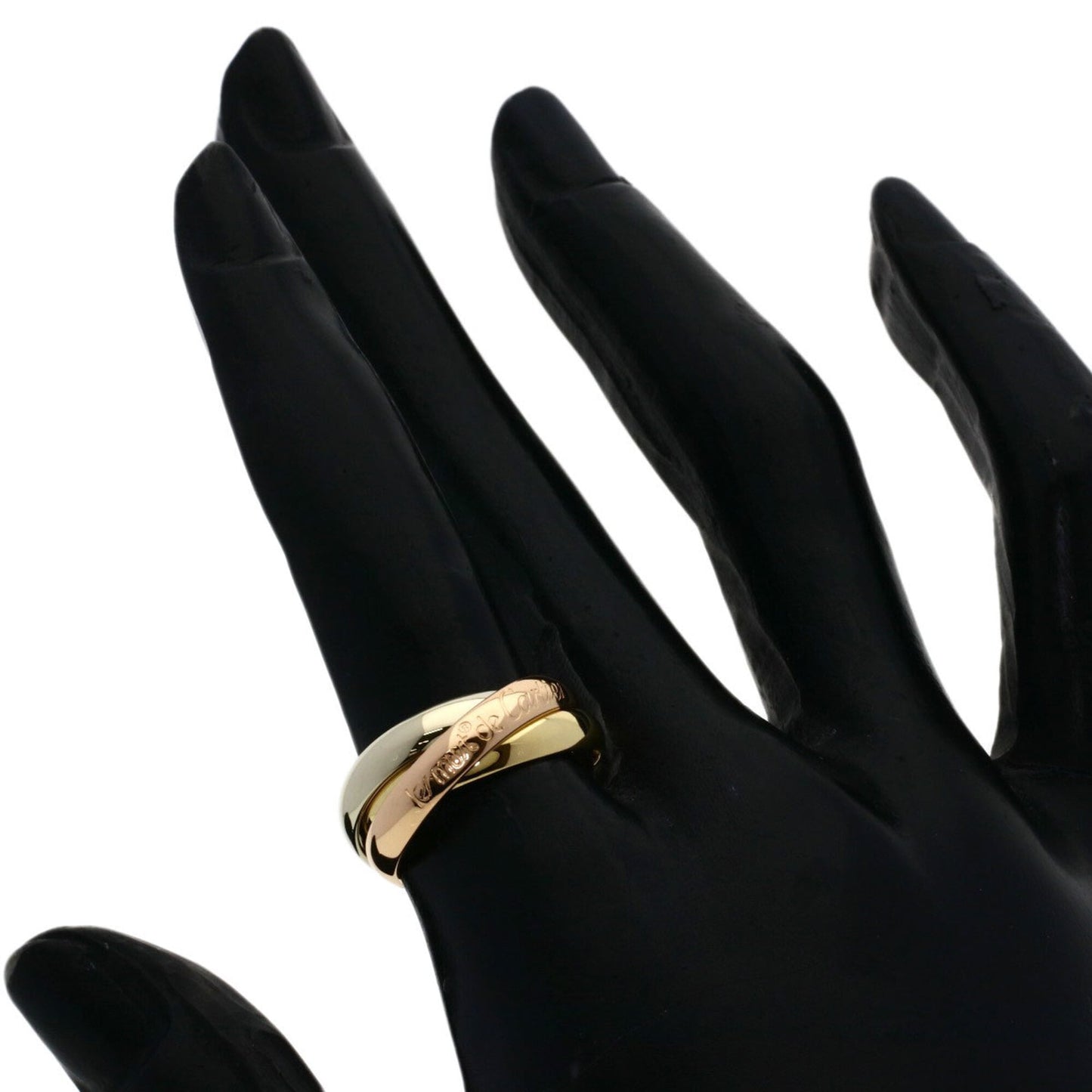 Trinity Ring 18K Yellow Gold and 18K White Gold