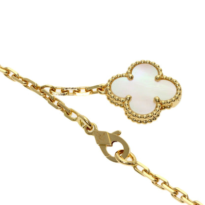Alhambra Pendant Necklace 18K Yellow Gold and Onyx