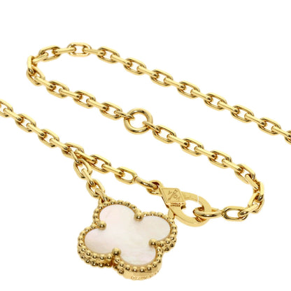 Alhambra Pendant Necklace 18K Yellow Gold and Onyx