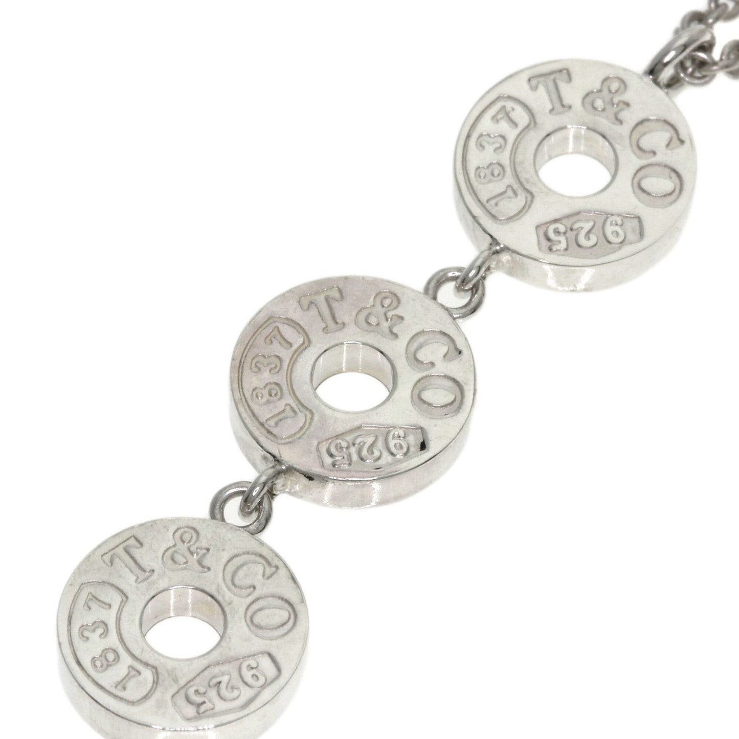 1837 Triple Circle Pendant Necklace Sterling Silver
