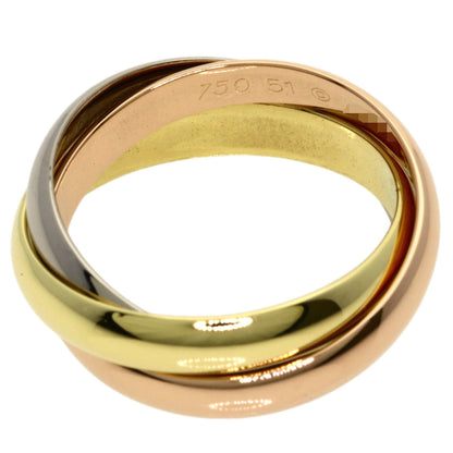 Trinity Ring 18K Yellow Gold and 18K White Gold