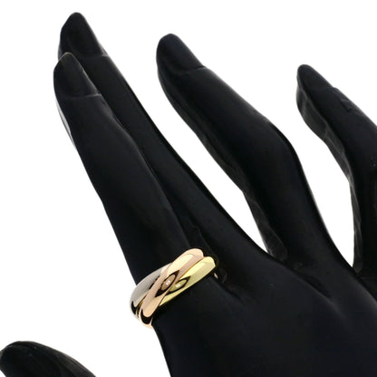 Trinity Ring 18K Yellow Gold and 18K White Gold