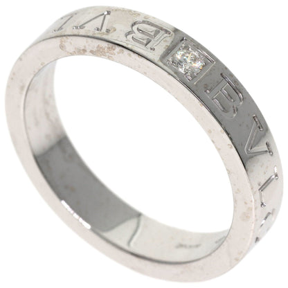 Double Ring 18K White Gold with Diamond