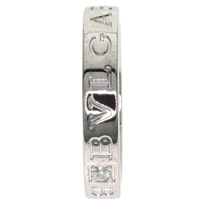 Double Ring 18K White Gold with Diamond