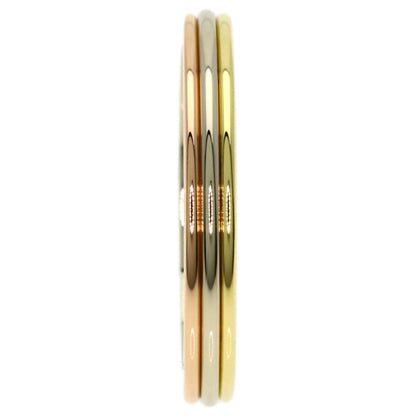 Vendome Louis Cartier Band Ring 18K Tricolor Gold
