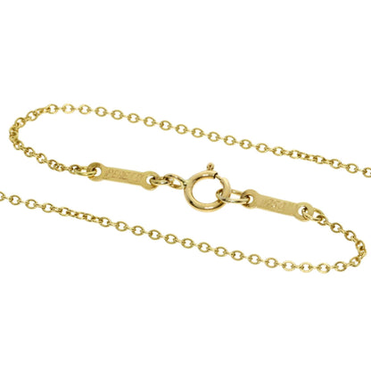 Bird Cross Pendant Necklace 18K Yellow Gold