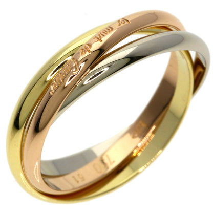 Trinity Ring 18K Yellow Gold and 18K White Gold