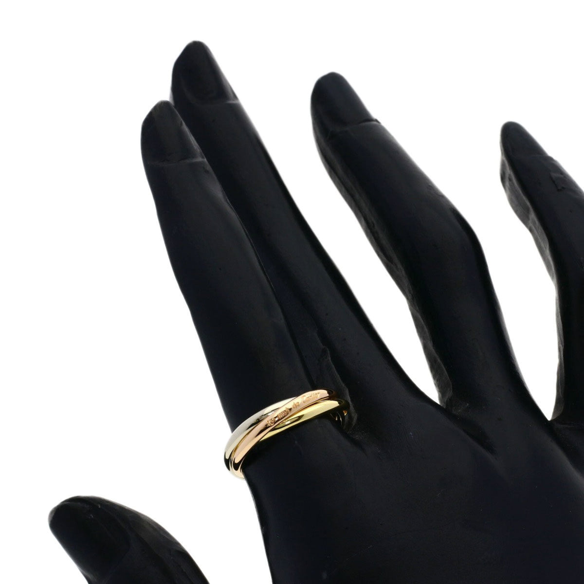 Trinity Ring 18K Yellow Gold and 18K White Gold