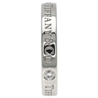 Band Ring Platinum with Diamond